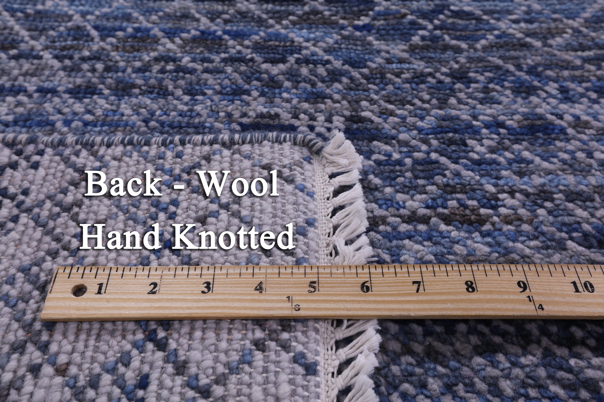 Savannah Grass Hand Knotted Wool Rug - 10' 0" X 14' 0" - Golden Nile