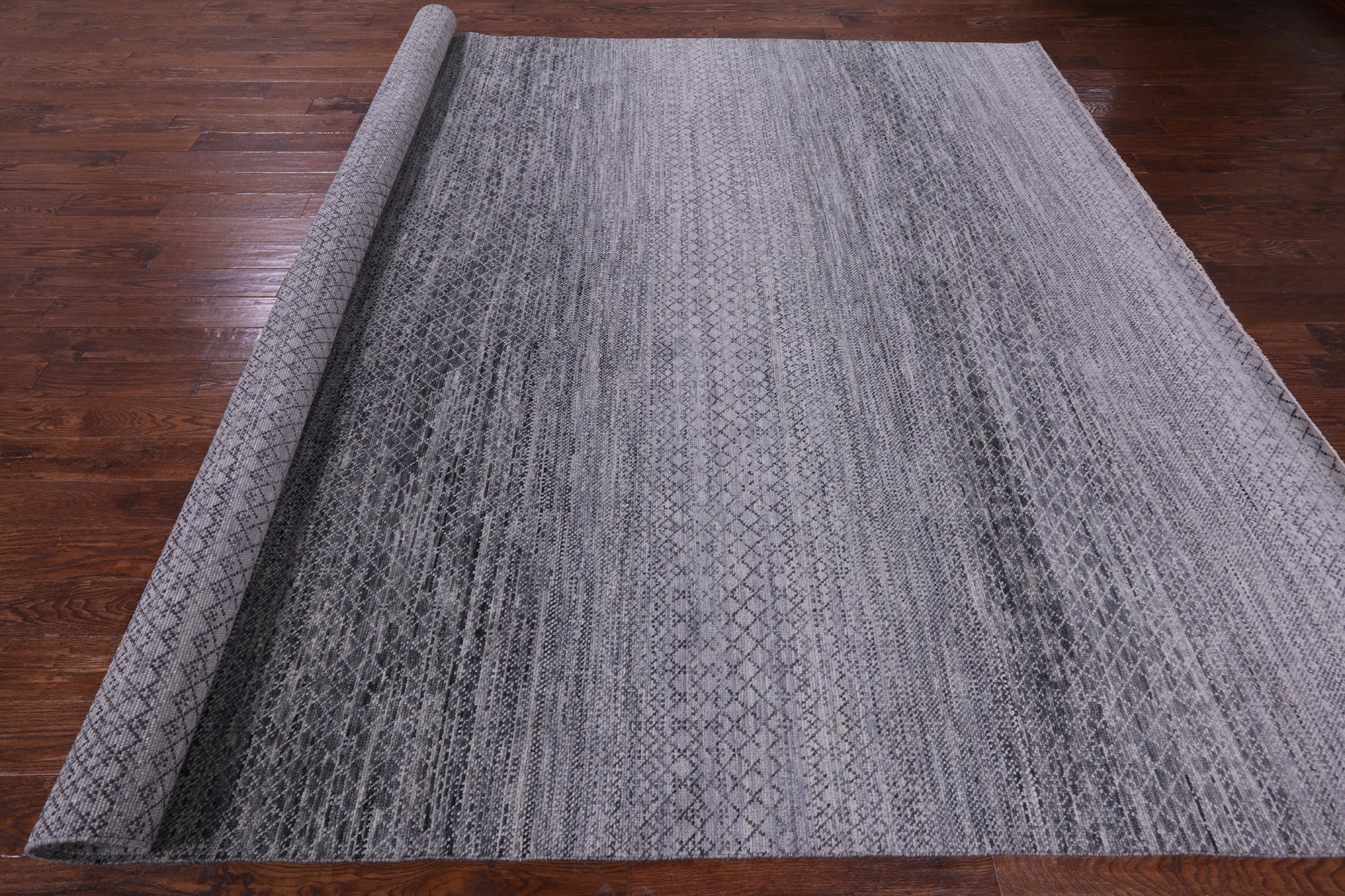 Savannah Grass Hand Knotted Wool Rug - 10' 1" X 14' 2" - Golden Nile