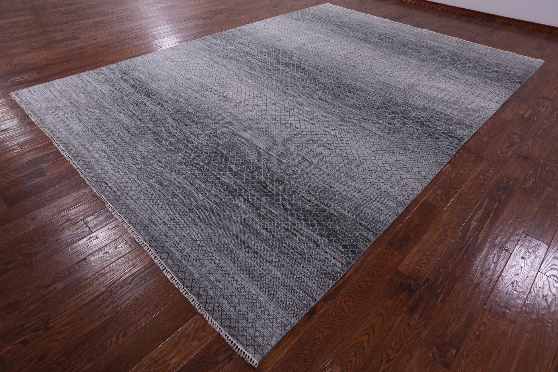 Savannah Grass Hand Knotted Wool Rug - 10' 1" X 14' 2" - Golden Nile