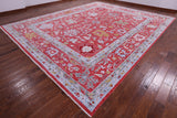 Turkish Oushak Handmade Wool Rug - 12' 3" X 15' 0" - Golden Nile