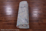 Grey Turkish Oushak Hand Knotted Wool Rug - 8' 11" X 12' 0" - Golden Nile
