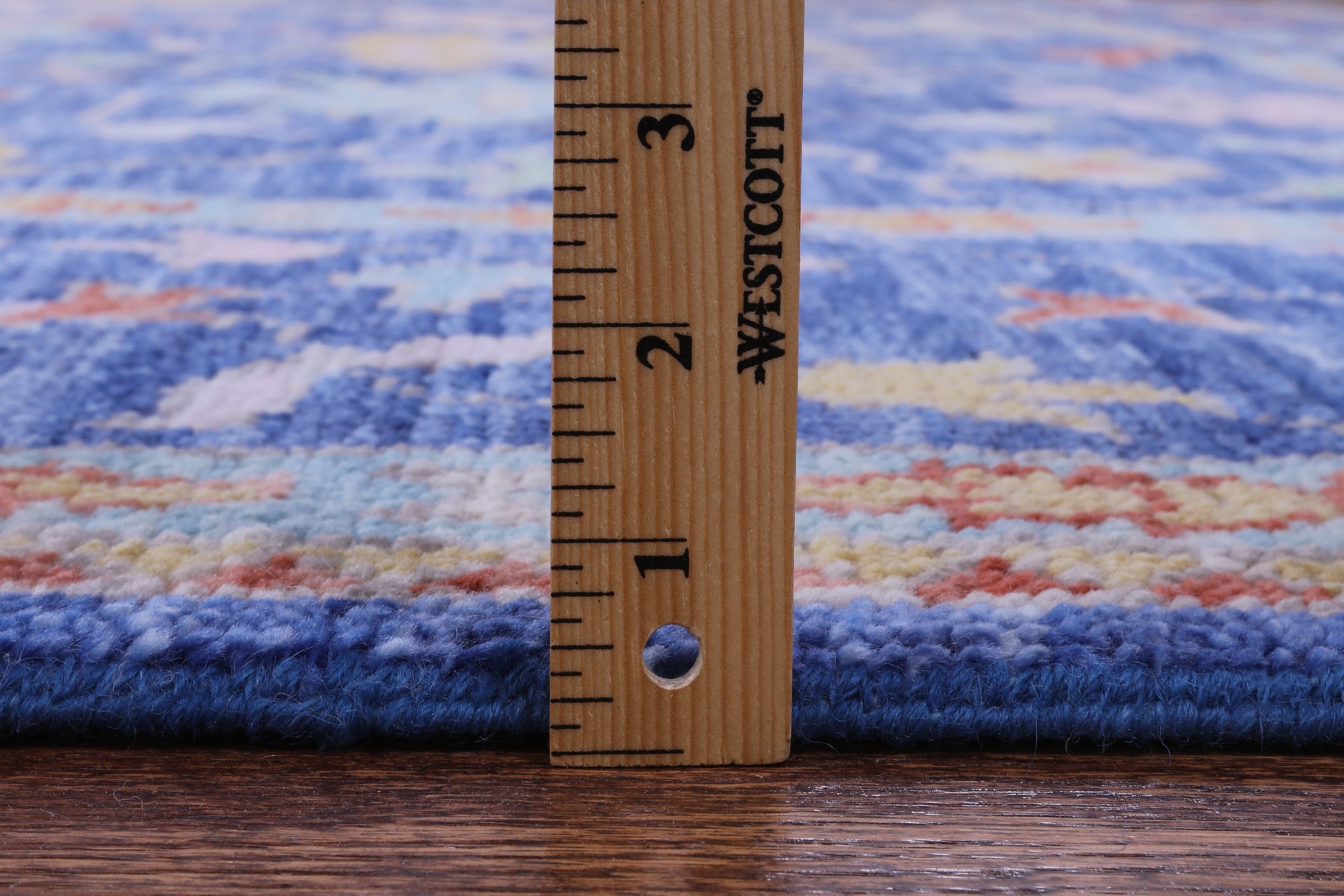 Blue Turkish Oushak Hand Knotted Wool Rug - 8' 11" X 12' 3" - Golden Nile