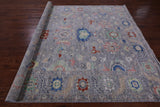 Grey Turkish Oushak Handmade Wool Rug - 8' 4" X 10' 3" - Golden Nile