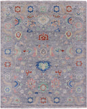 Grey Turkish Oushak Handmade Wool Rug - 8' 4" X 10' 3" - Golden Nile