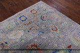 Grey Turkish Oushak Handmade Wool Rug - 8' 4" X 10' 3" - Golden Nile