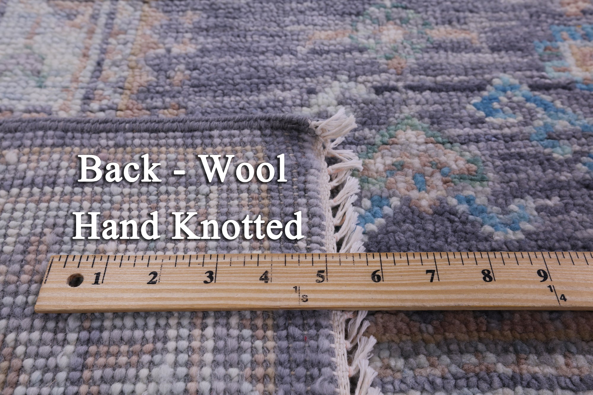 Grey Turkish Oushak Hand Knotted Wool Rug - 9' 0" X 12' 2" - Golden Nile