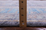 Grey Turkish Oushak Hand Knotted Wool Rug - 9' 0" X 12' 2" - Golden Nile