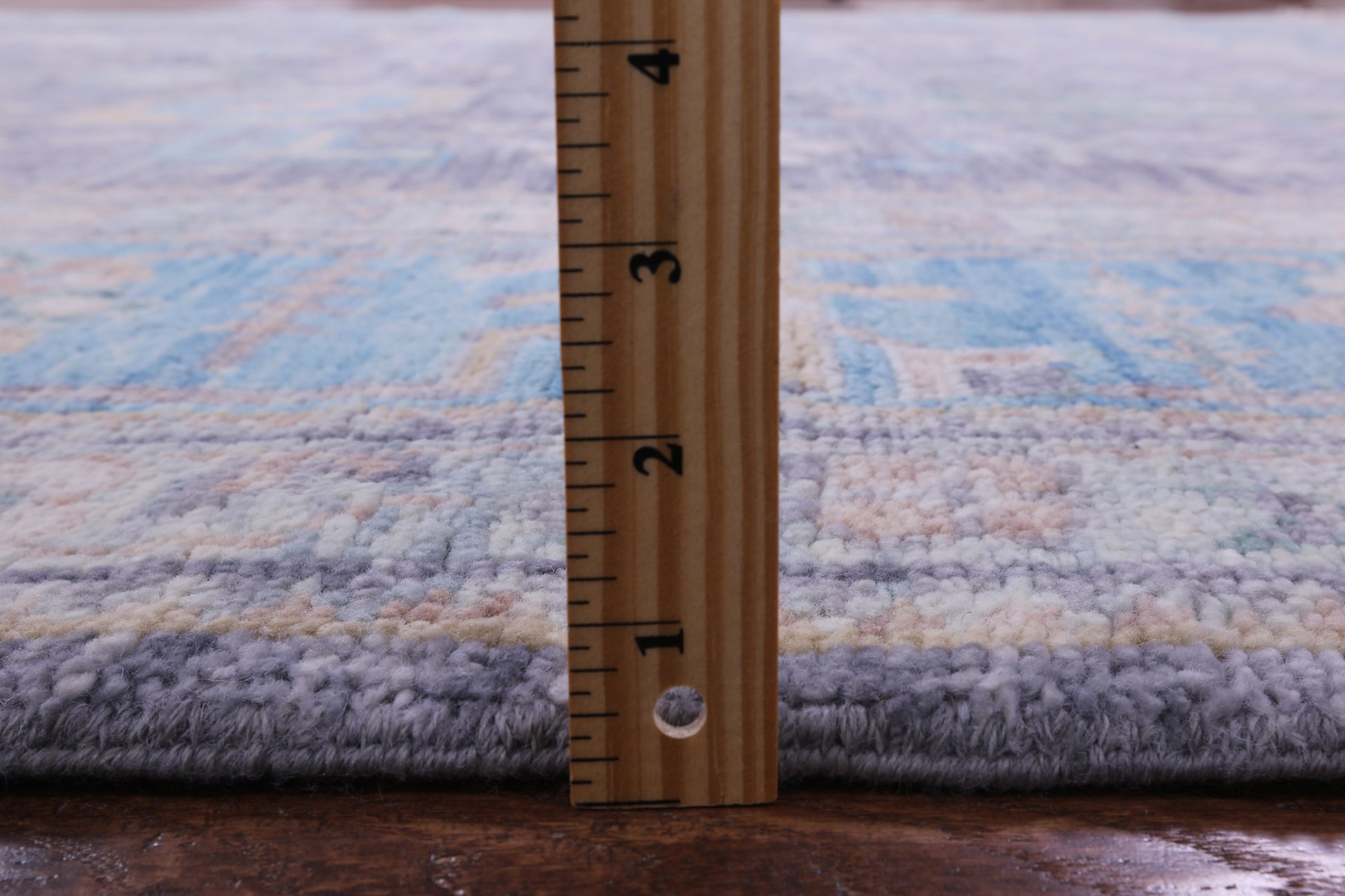 Grey Turkish Oushak Hand Knotted Wool Rug - 9' 0" X 12' 2" - Golden Nile