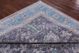 Grey Turkish Oushak Hand Knotted Wool Rug - 9' 0" X 12' 2" - Golden Nile