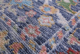 Grey Turkish Oushak Handmade Wool Runner Rug - 2' 9" X 12' 3" - Golden Nile