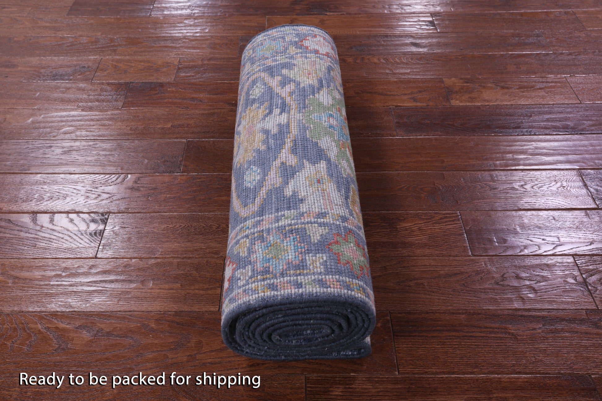 Grey Turkish Oushak Handmade Wool Runner Rug - 2' 9" X 12' 3" - Golden Nile