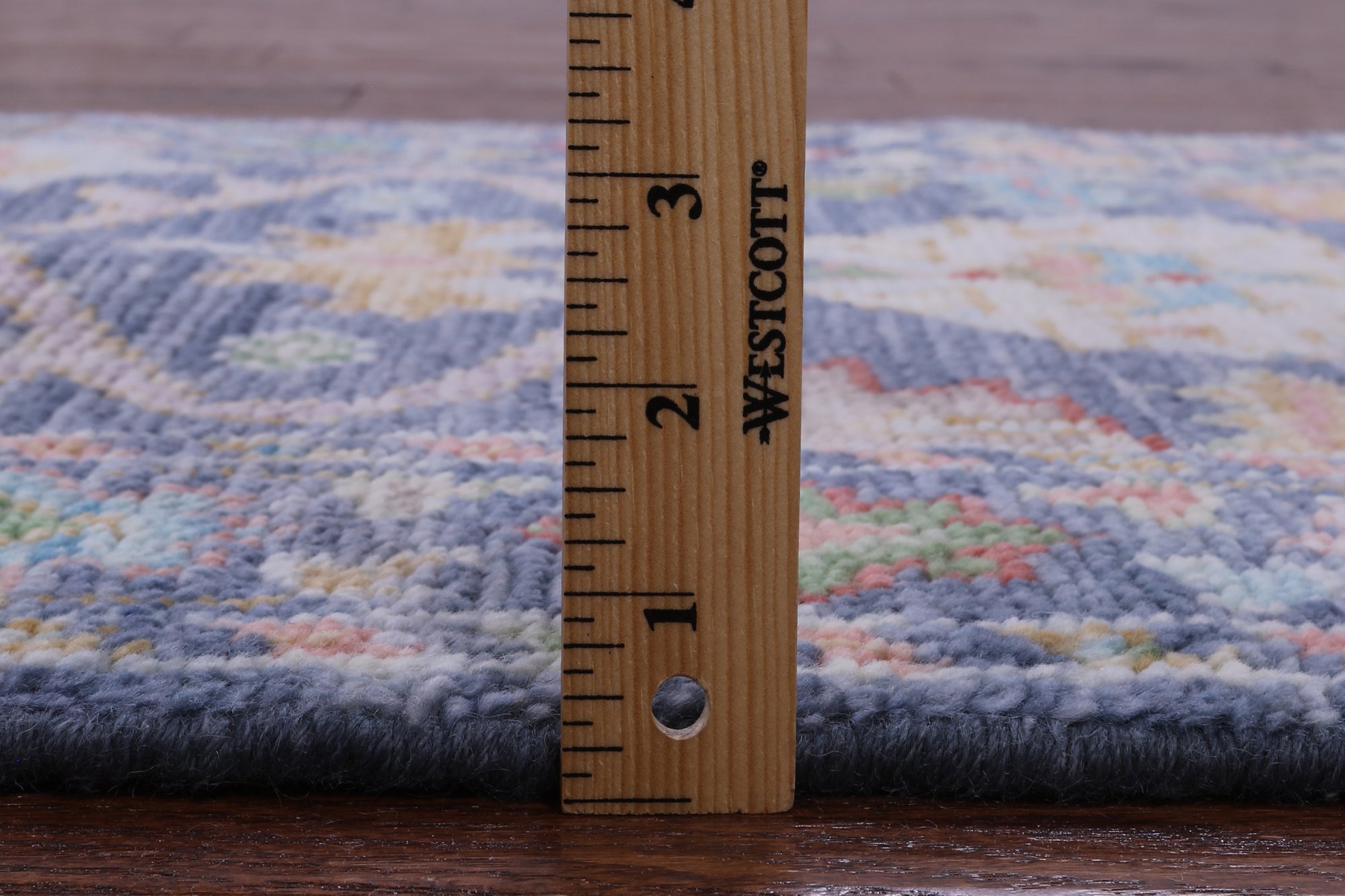 Grey Turkish Oushak Hand Knotted Wool Runner Rug - 2' 7" X 12' 3" - Golden Nile