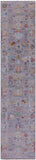 Grey Turkish Oushak Handmade Wool Runner Rug - 2' 7" X 12' 1" - Golden Nile