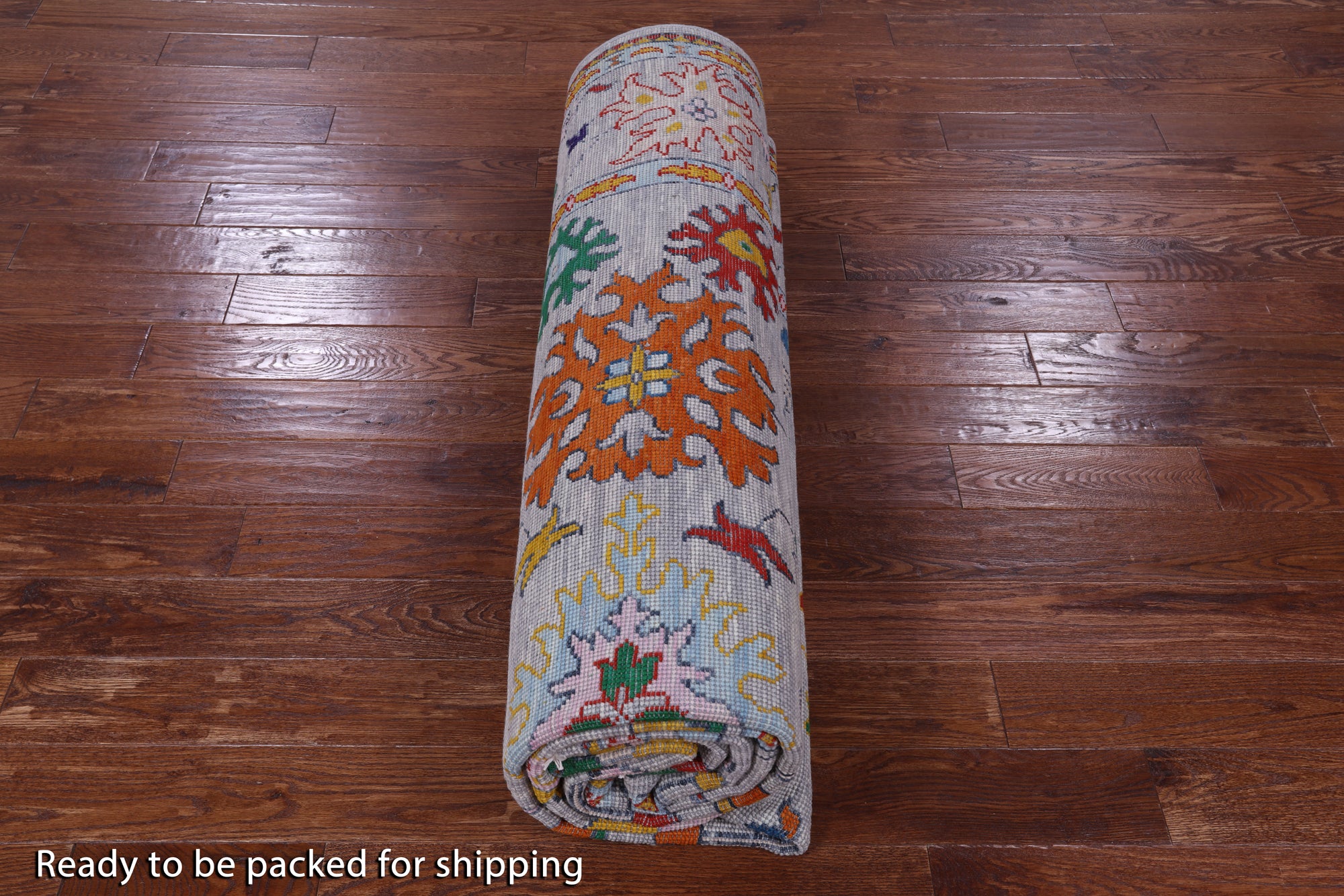 Grey Turkish Oushak Hand Knotted Wool Rug - 8' 11" X 12' 5" - Golden Nile