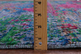 Abstract Contemporary Handmade Wool & Silk Rug - 8' 10" X 11' 11" - Golden Nile