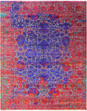 Persian Hand Knotted Wool & Silk Rug - 8' 0" X 10' 3" - Golden Nile