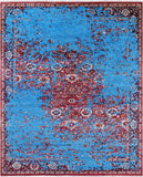 Persian Fine Serapi Hand Knotted Wool & Silk Rug - 8' 1" X 10' 2" - Golden Nile