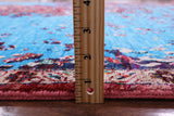 Persian Fine Serapi Hand Knotted Wool & Silk Rug - 8' 1" X 10' 2" - Golden Nile