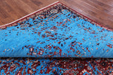 Persian Fine Serapi Hand Knotted Wool & Silk Rug - 8' 1" X 10' 2" - Golden Nile