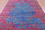 Persian Hand Knotted Wool & Silk Rug - 8' 0" X 10' 3" - Golden Nile