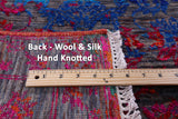 Persian Hand Knotted Wool & Silk Rug - 8' 0" X 10' 3" - Golden Nile