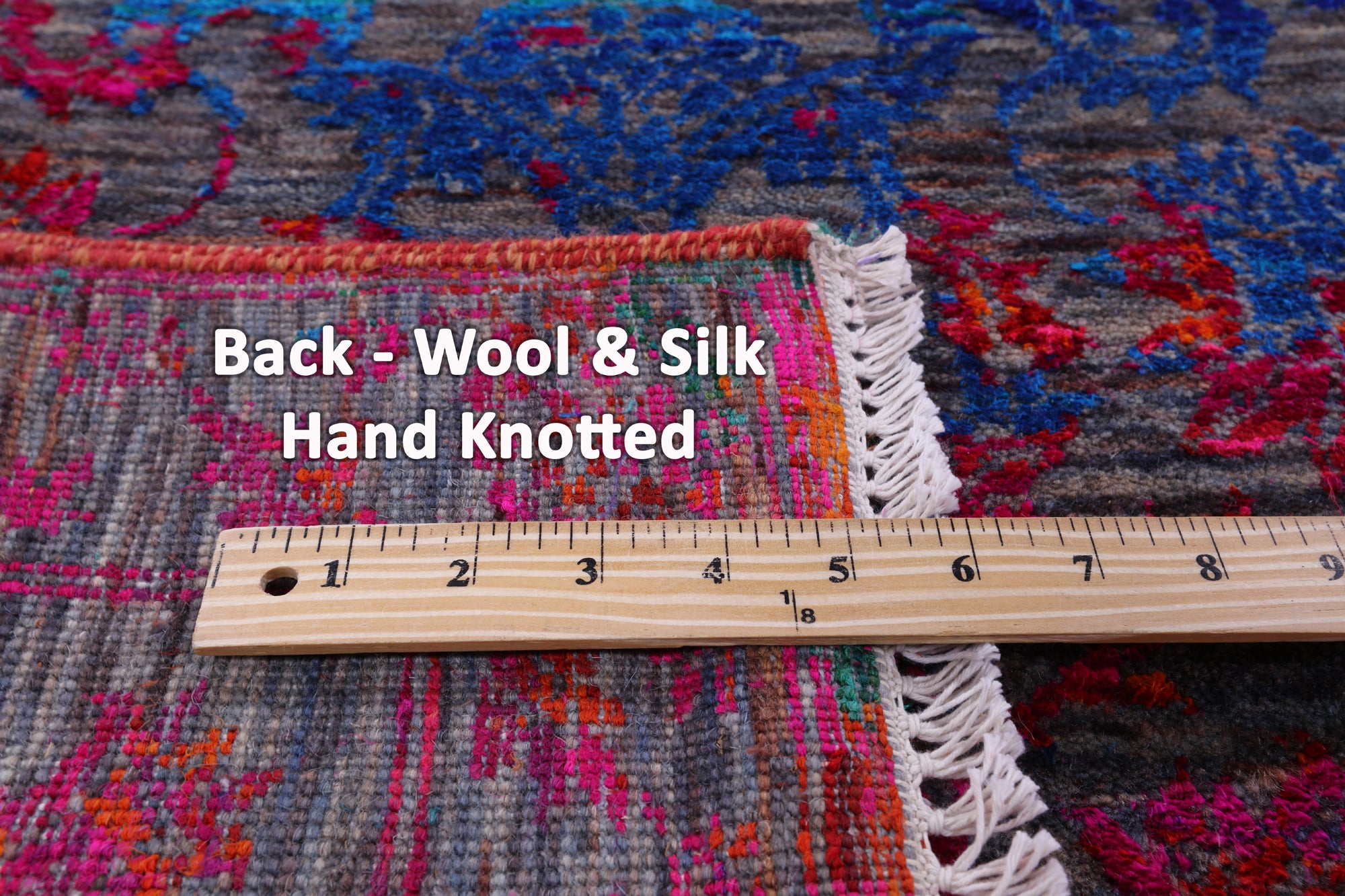 Persian Hand Knotted Wool & Silk Rug - 8' 0" X 10' 3" - Golden Nile