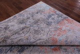 Contemporary Hand Knotted Wool & Silk Rug - 9' 0" X 11' 11" - Golden Nile