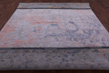 Contemporary Hand Knotted Wool & Silk Rug - 9' 0" X 11' 11" - Golden Nile