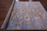 Persian Sickle Leaf Hand Knotted Wool & Silk Rug - 7' 11" X 10' 2" - Golden Nile