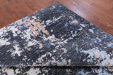 Modern Hand Knotted Wool & Silk Rug - 8' 1" X 9' 8" - Golden Nile