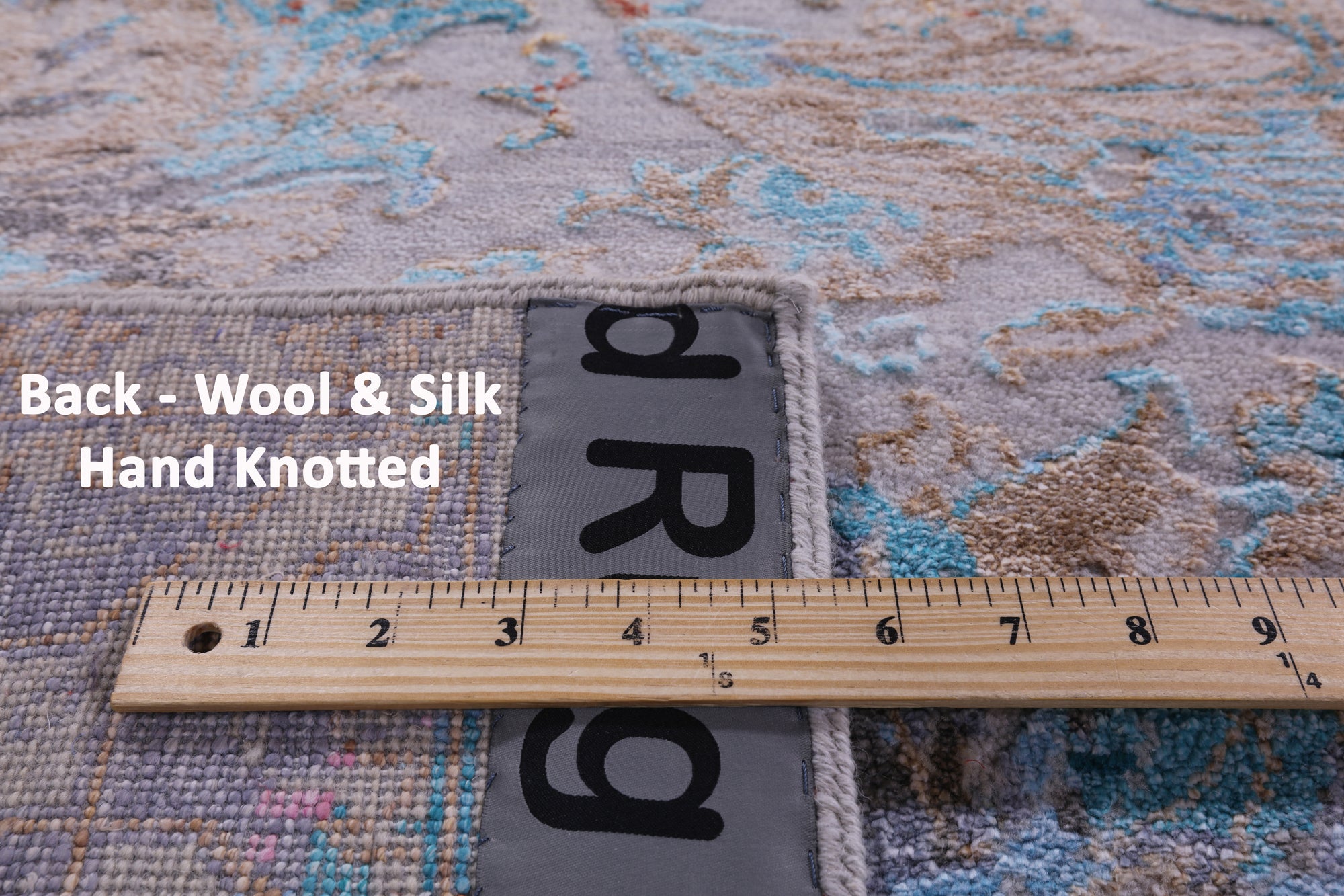 Persian Hand Knotted Wool & Silk Rug - 9' 0" X 12' 1" - Golden Nile
