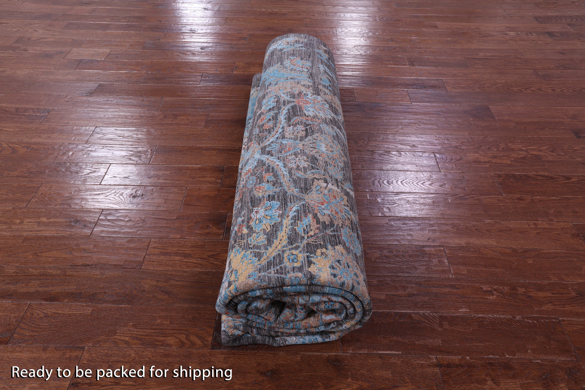 Persian Hand Knotted Wool & Silk Rug - 8' 11" X 12' 1" - Golden Nile