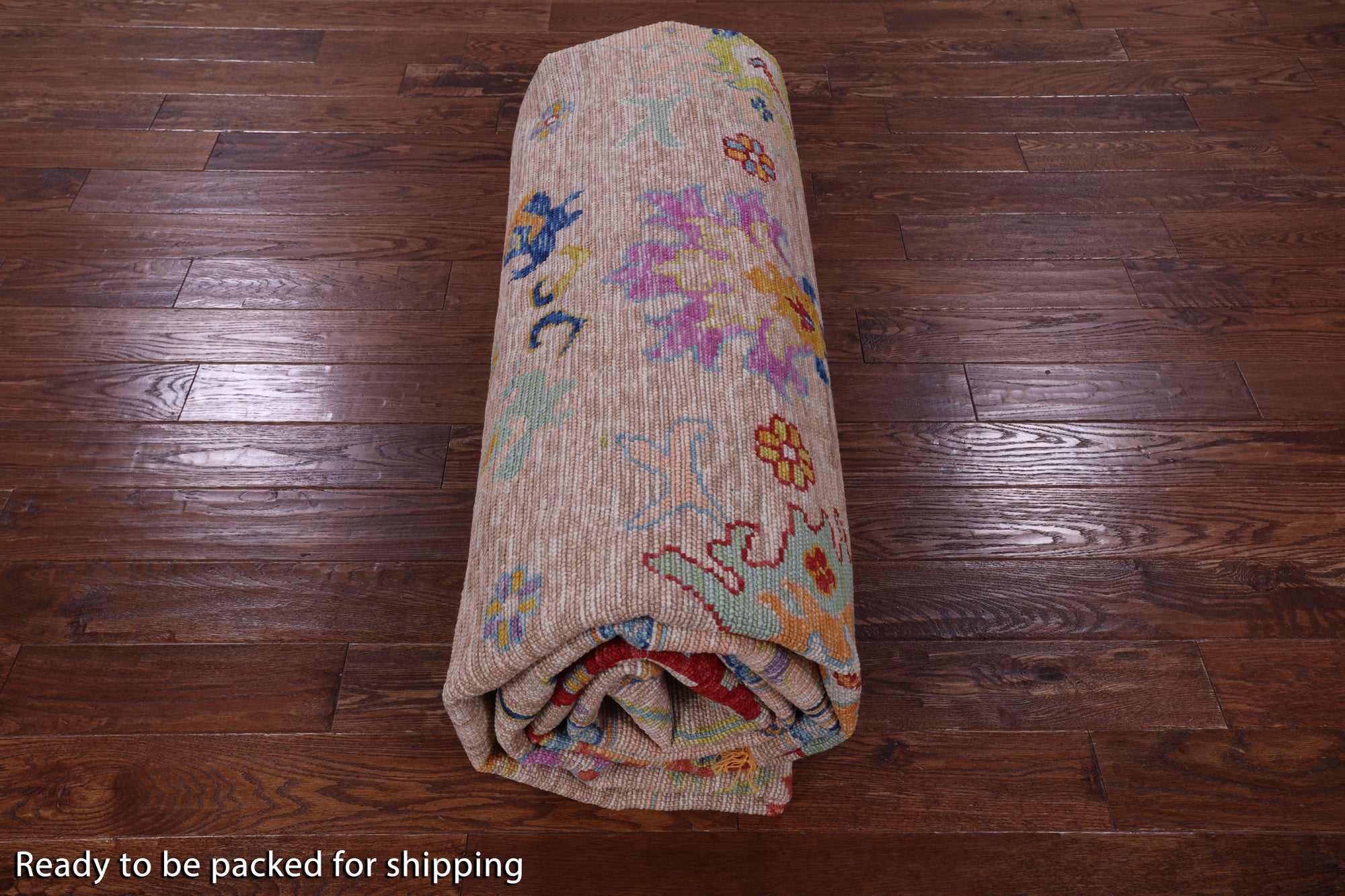 Turkish Oushak Handmade Wool Rug - 10' 3" X 13' 8" - Golden Nile