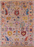 Turkish Oushak Handmade Wool Rug - 10' 3" X 13' 8" - Golden Nile