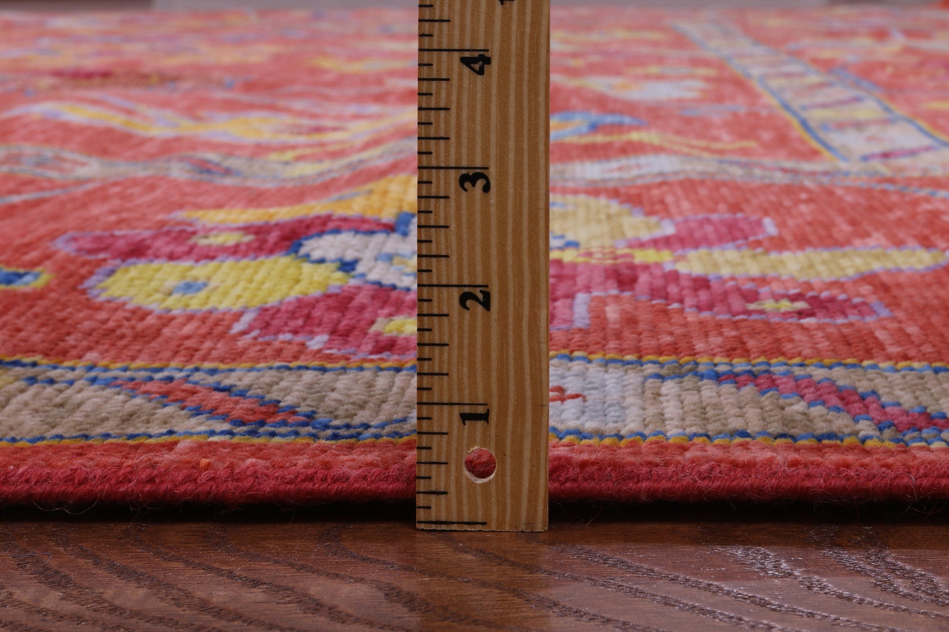 Orange Turkish Oushak Hand Knotted Wool Rug - 10' 3" X 13' 4" - Golden Nile