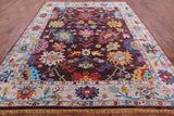 Turkish Oushak Hand Knotted Wool Rug - 9' 3" X 11' 10" - Golden Nile