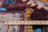 Turkish Oushak Hand Knotted Wool Rug - 9' 3" X 11' 10" - Golden Nile