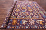 Turkish Oushak Hand Knotted Wool Rug - 12' 3" X 14' 11" - Golden Nile