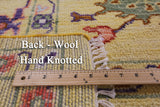 Gold Square Turkish Oushak Hand Knotted Wool Rug - 9' 11" X 10' 0" - Golden Nile