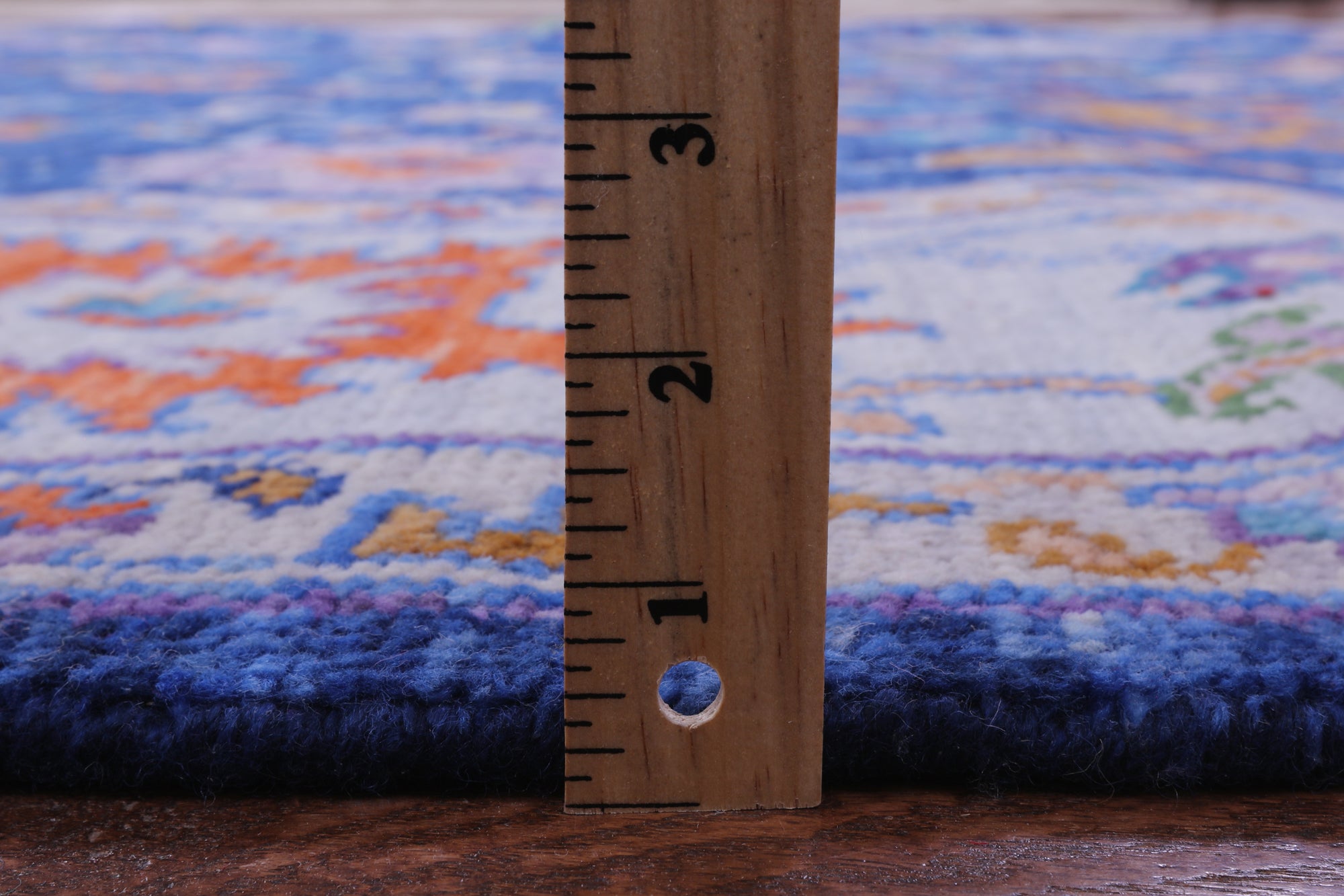 Blue Turkish Oushak Hand Knotted Wool Rug - 9' 1" X 17' 11" - Golden Nile