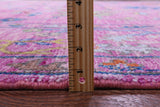 Pink Turkish Oushak Hand Knotted Wool Rug - 8' 11" X 19' 0" - Golden Nile