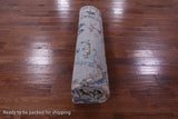 Grey Square Turkish Oushak Handmade Wool Rug - 9' 0" X 9' 3" - Golden Nile