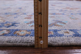 Grey Square Turkish Oushak Handmade Wool Rug - 9' 0" X 9' 3" - Golden Nile