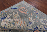 Grey Dragon Design Hand Knotted Wool Rug - 8' 11" X 11' 11" - Golden Nile
