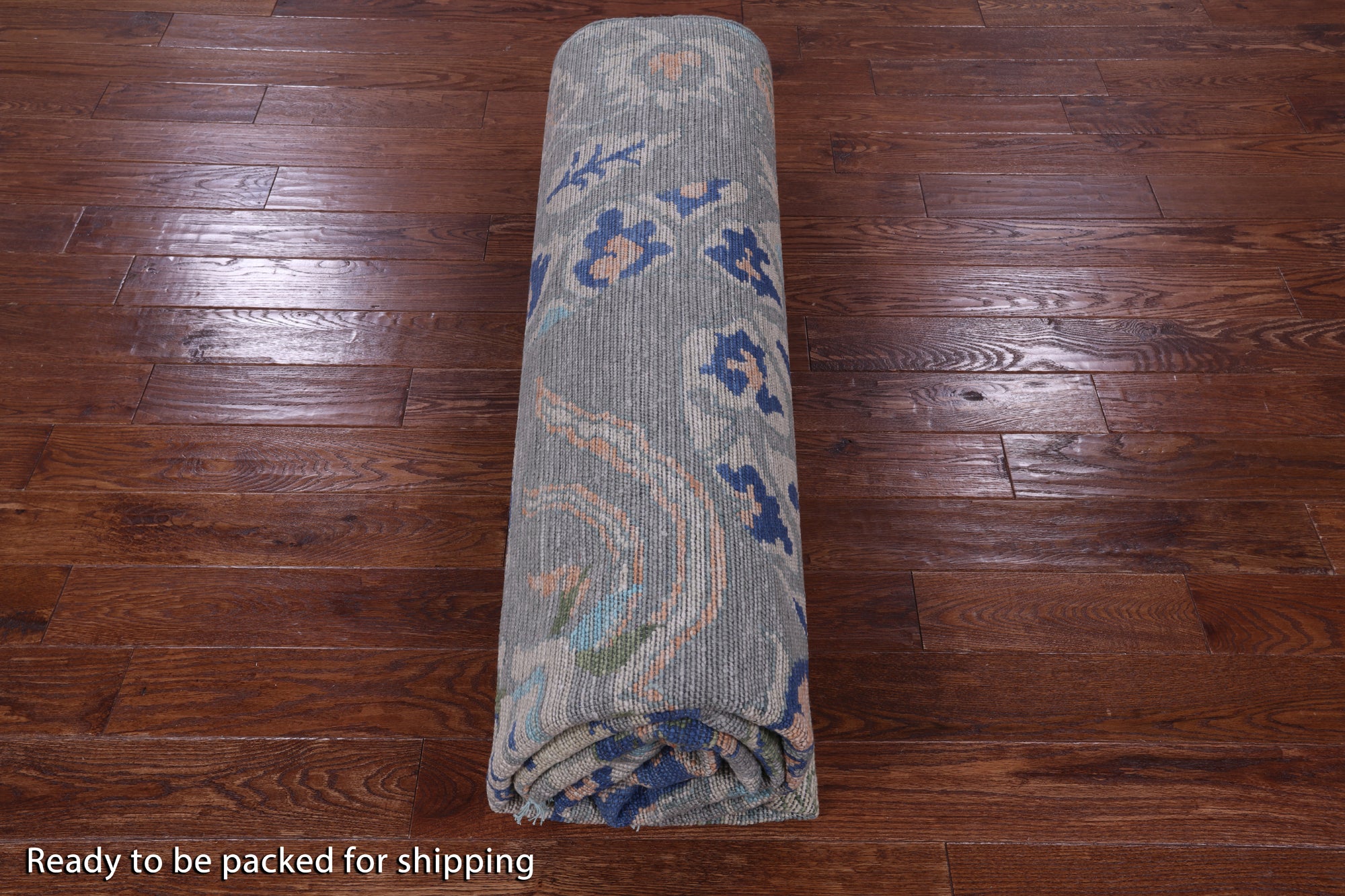 Grey Dragon Design Hand Knotted Wool Rug - 8' 11" X 11' 11" - Golden Nile