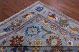 Turkish Oushak Hand Knotted Wool Rug - 9' 3" X 11' 11" - Golden Nile