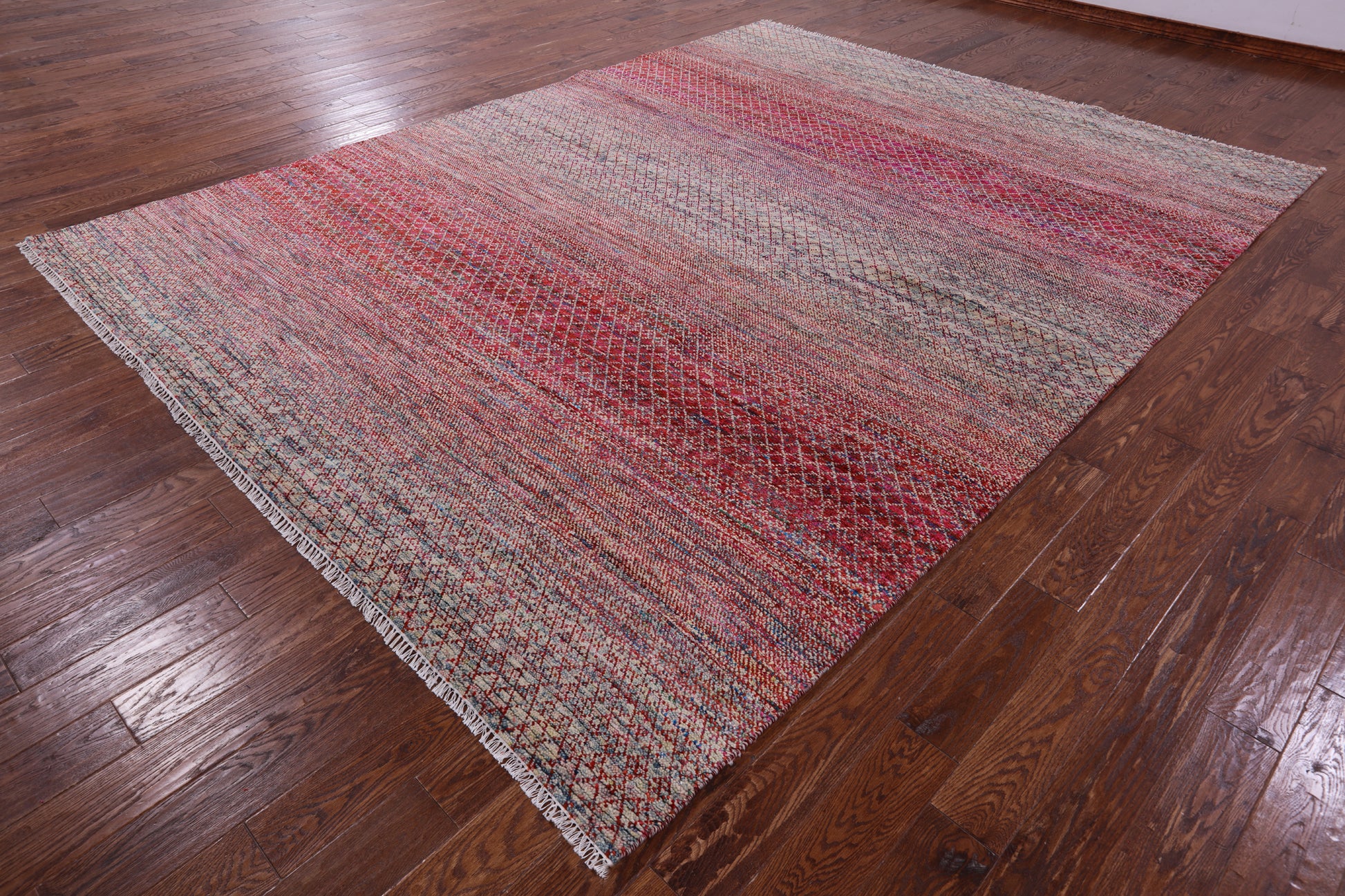 Savannah Grass Hand Knotted Wool Rug - 9' 2" X 12' 2" - Golden Nile