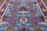 William Morris Hand Knotted Wool Rug - 8' 0" X 10' 0" - Golden Nile