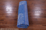 Blue Elephant Design Tribal Persian Gabbeh Hand Knotted Wool Rug - 8' 2" X 9' 11" - Golden Nile