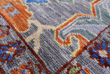 Grey Turkish Oushak Handmade Wool Rug - 8' 0" X 10' 1" - Golden Nile